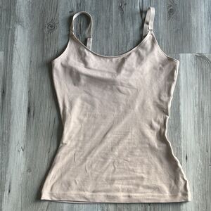 Spanx Shapewear Tank Top Camisole Adjustable Nude Tan Beige Size S/P